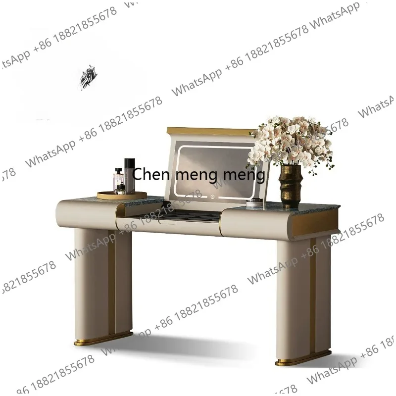 Light luxury minimalist flip dresser master bedroom marble stainless steel premium dressing table
Light luxury minimalist flip dresser master bedroom marble stainless steel premium dressing table