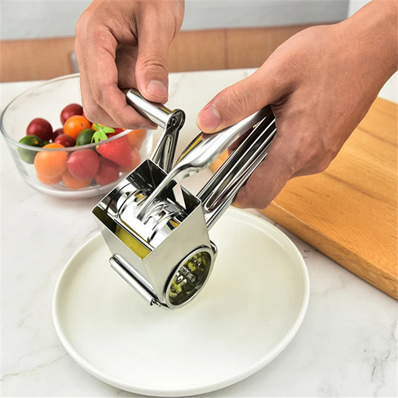 4-in-one stainless steel rotary cheese slicer, 4-device manual rotary cheese multi-functional grinder, butter cutter, kitchen sm
4-in-one stainless steel rotary cheese slicer, 4-device manual rotary cheese multi-functional grinder, butter cutter, kitchen sm