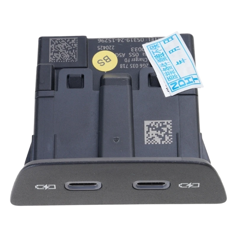 3G5 035 718 A 3G5035718A Double USB C Charging Port Type C Car Charging Port Automotive Accessory
3G5 035 718 A 3G5035718A Double USB C Charging Port Type C Car Charging Port Automotive Accessory