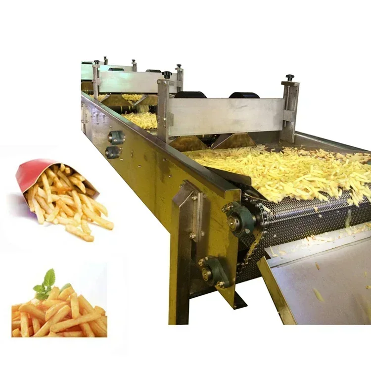 Factory Price Industrial Fully Automatic Fryed Potato Chips Making Machine Frozen French Fries
Factory Price Industrial Fully Automatic Fryed Potato Chips Making Machine Frozen French Fries