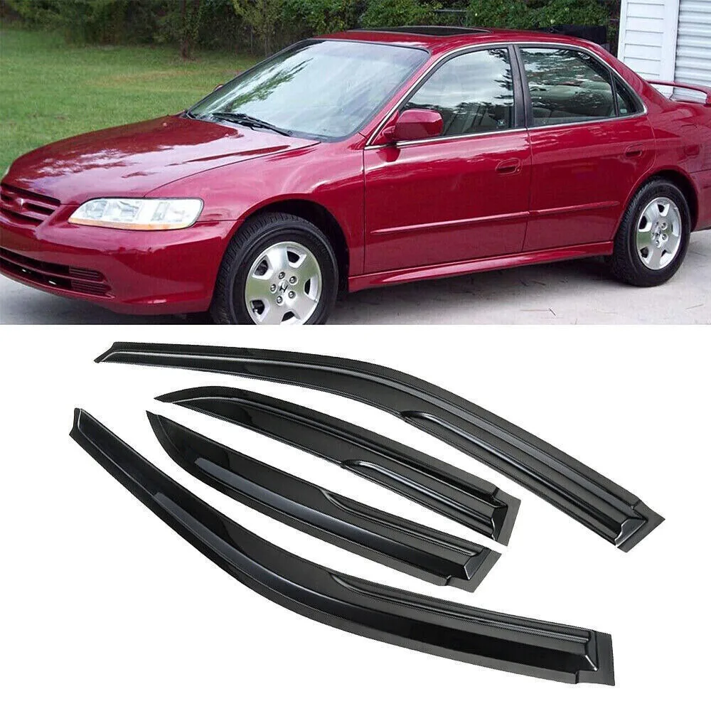 Fits 1998-2002 Honda Accord Sedan Window Vent Visors Rain Guards Wind Deflectors
Fits 1998-2002 Honda Accord Sedan Window Vent Visors Rain Guards Wind Deflectors