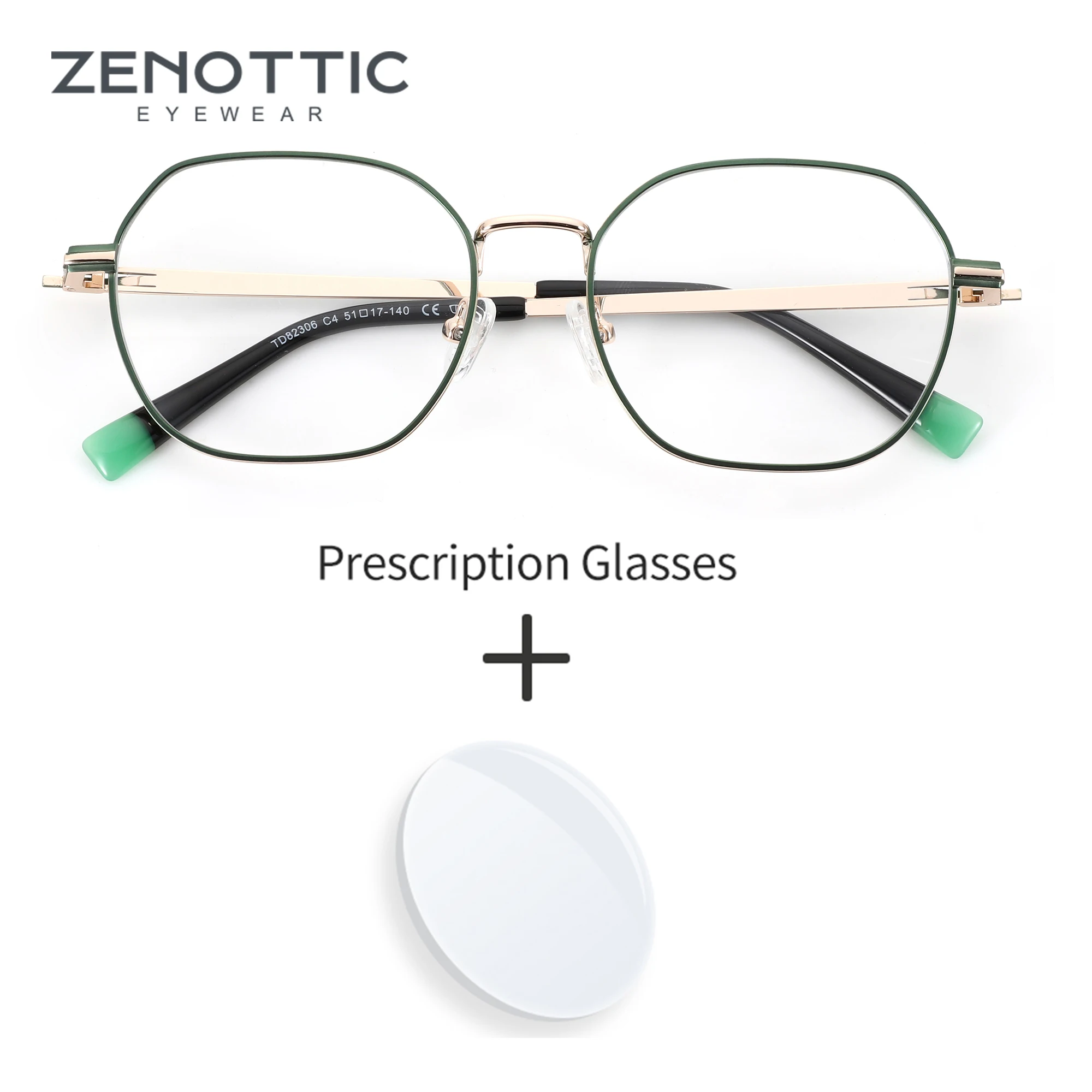 ZENOTTIC Popular Metal Square Prescription Eyeglasses For Unisex Anti-Blue Light Progressive/Photochromic Optical Glasses
ZENOTTIC Popular Metal Square Prescription Eyeglasses For Unisex Anti-Blue Light Progressive/Photochromic Optical Glasses