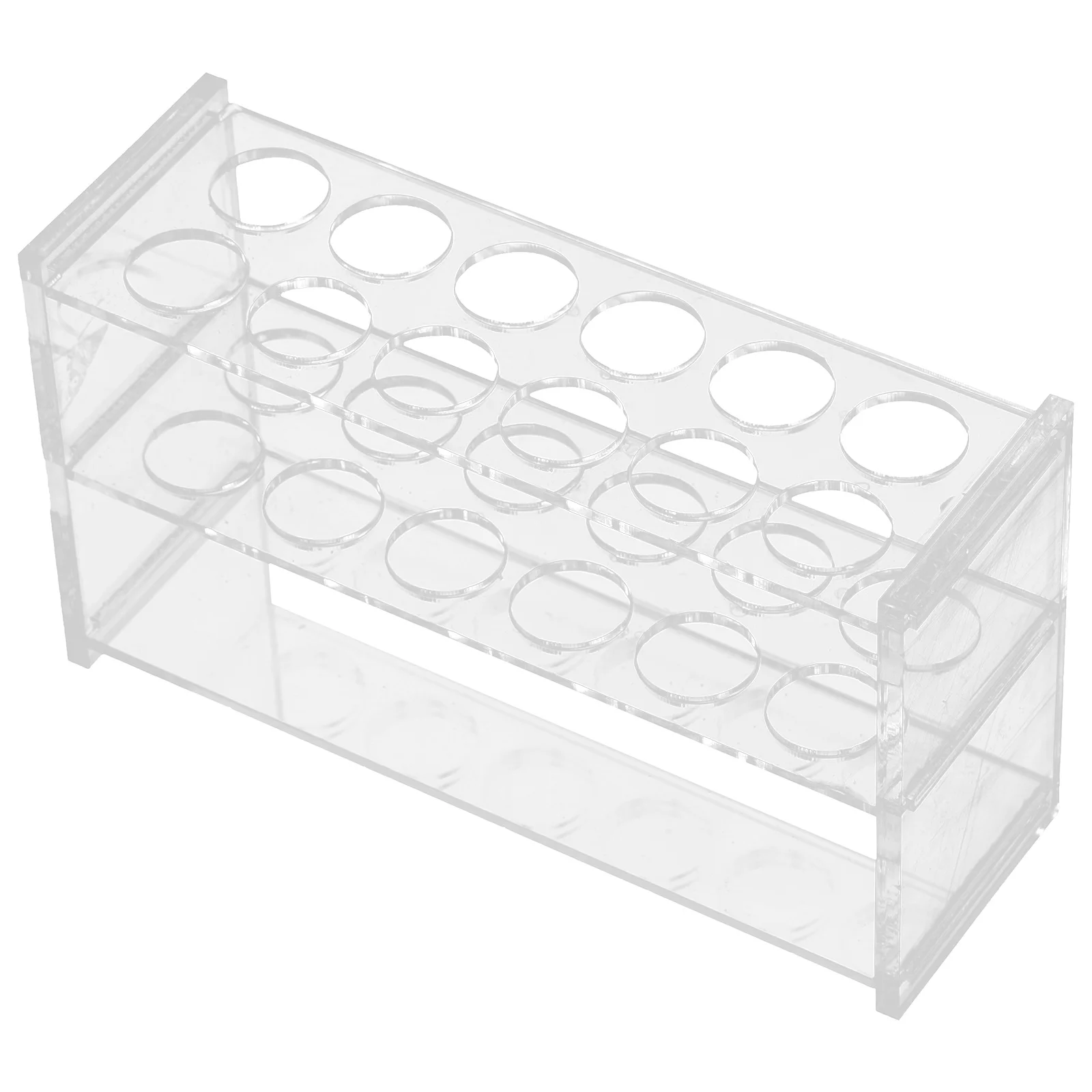 6 Hole Acrylic Test Tube Rack 25ml Tubes Diameter 21mm Lab Storage Organizer Sampling Holder Chemical Reusable
6 Hole Acrylic Test Tube Rack 25ml Tubes Diameter 21mm Lab Storage Organizer Sampling Holder Chemical Reusable