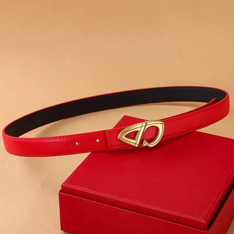 Women's Belt Versatile Double-sided Leather Belt for Women Fashionable Design Female Belt
Women's Belt Versatile Double-sided Leather Belt for Women Fashionable Design Female Belt