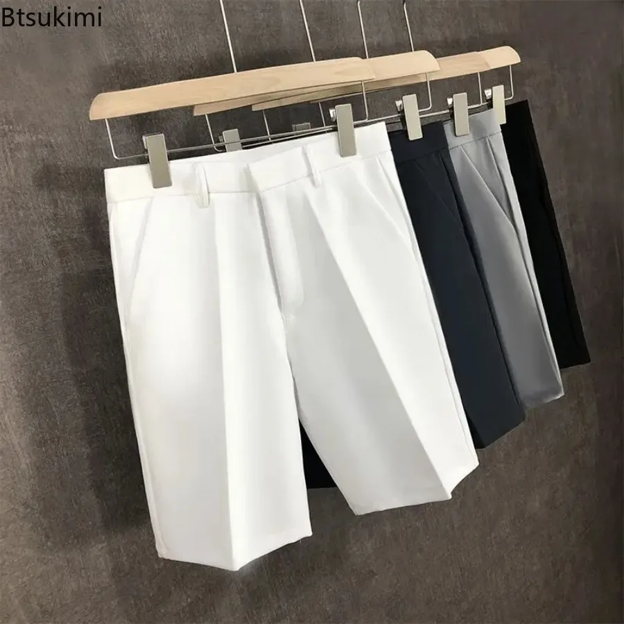 2026 New Men's High-end Light Business Suit Shorts White Slim-fitting Straight Five-point Pants Men's Summer Thin Casual Pants
2026 New Men's High-end Light Business Suit Shorts White Slim-fitting Straight Five-point Pants Men's Summer Thin Casual Pants