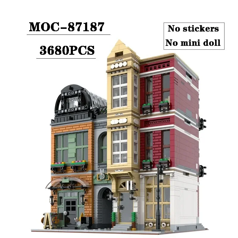 Building Block MOC-87187 Street Building Model 3680PCS Adult Children's Puzzle Education Birthday Christmas Toy Gift Decoration
Building Block MOC-87187 Street Building Model 3680PCS Adult Children's Puzzle Education Birthday Christmas Toy Gift Decoration