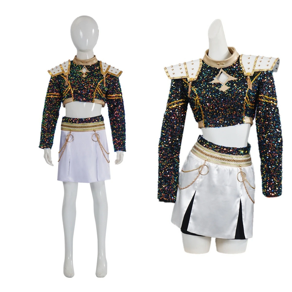 Huntrix Zoey Cosplay Costume For Women Girl KPop Demon Hunters Black Full Set Clothes Mother Daughter Matching Set Stage Outfits
Huntrix Zoey Cosplay Costume For Women Girl KPop Demon Hunters Black Full Set Clothes Mother Daughter Matching Set Stage Outfits
