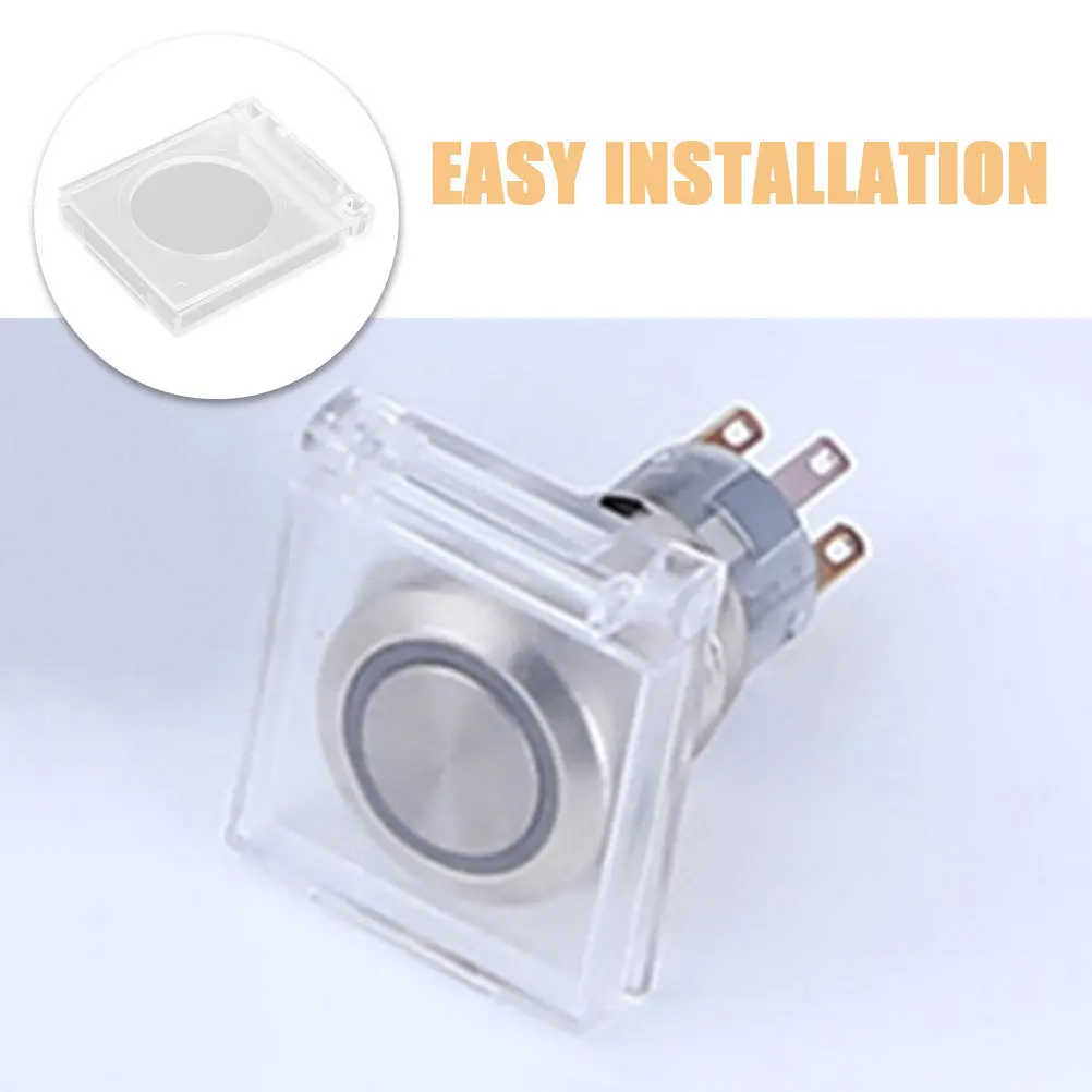 6pcs Transparent Button Cover Durable Protection Guard Easy Install Wall Push Stop Button Protector Box Cap
6pcs Transparent Button Cover Durable Protection Guard Easy Install Wall Push Stop Button Protector Box Cap