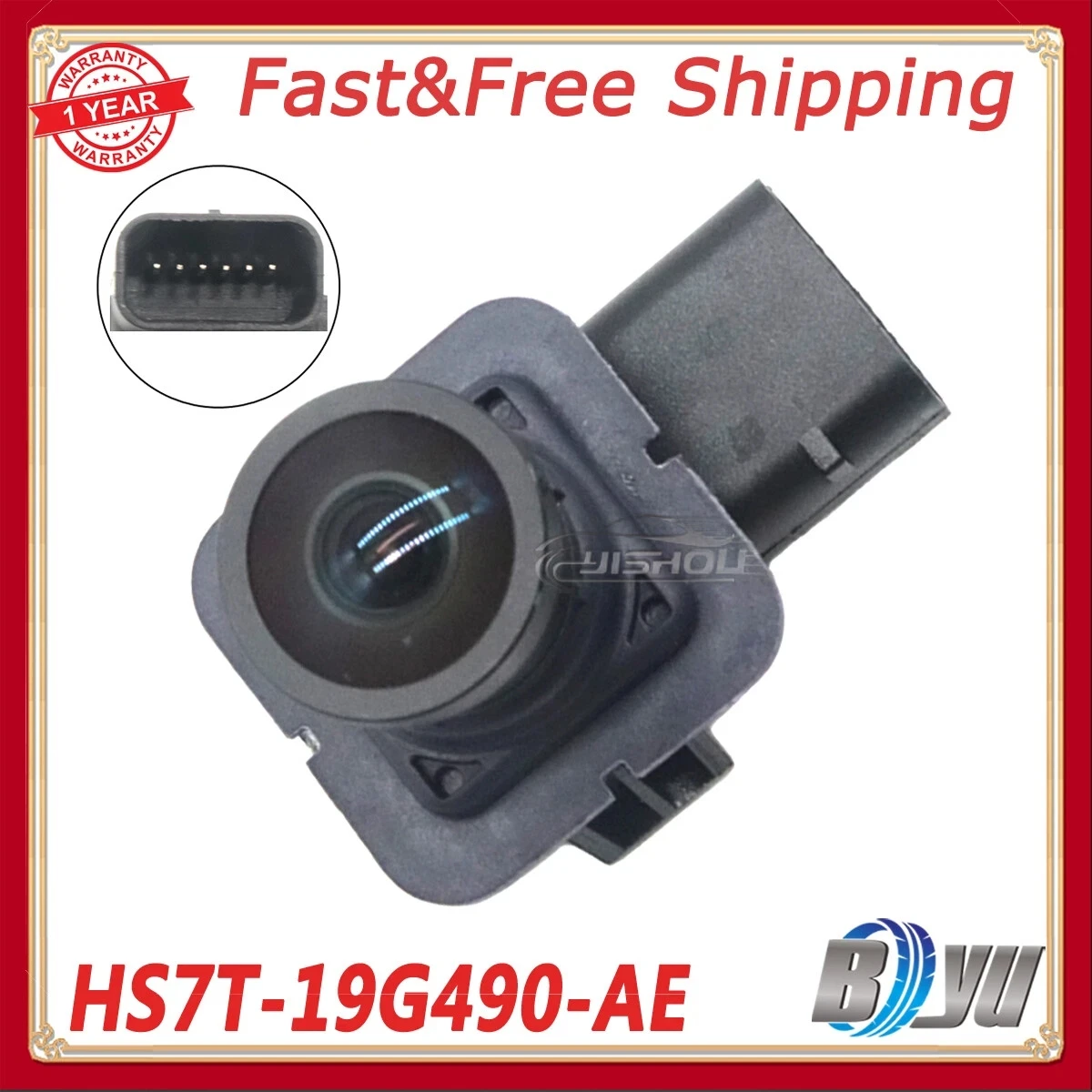 Rear View Parking Assist Backup Camera For 2017-2020 Ford Fusion HS7T-19G490-AE
Rear View Parking Assist Backup Camera For 2017-2020 Ford Fusion HS7T-19G490-AE