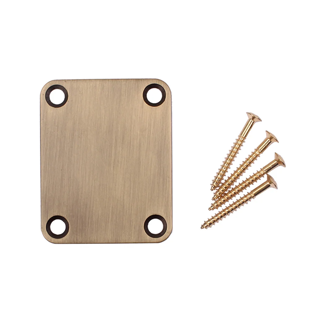 2pcs Guitar Neck Plate Replacement Metal Strength For Electric Bass Guitar 4 Screws Reinforcement Kit
2pcs Guitar Neck Plate Replacement Metal Strength For Electric Bass Guitar 4 Screws Reinforcement Kit