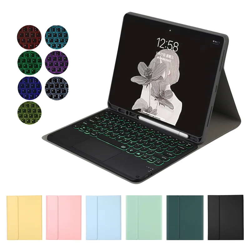 Case for Samsung Galaxy Tab S9 Plus 12.4 Case with Keyboard SM-X810 X816B Cover Backlight Trackpad Keyboard Tablet Case
Case for Samsung Galaxy Tab S9 Plus 12.4 Case with Keyboard SM-X810 X816B Cover Backlight Trackpad Keyboard Tablet Case