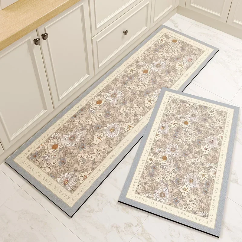 Carpet for Kitchen Floor Mat Pvc Leather Waterproof Non-slip Long Rug Oil-proof Foot Mats Pink Flower Home Decoration Rugs
Carpet for Kitchen Floor Mat Pvc Leather Waterproof Non-slip Long Rug Oil-proof Foot Mats Pink Flower Home Decoration Rugs