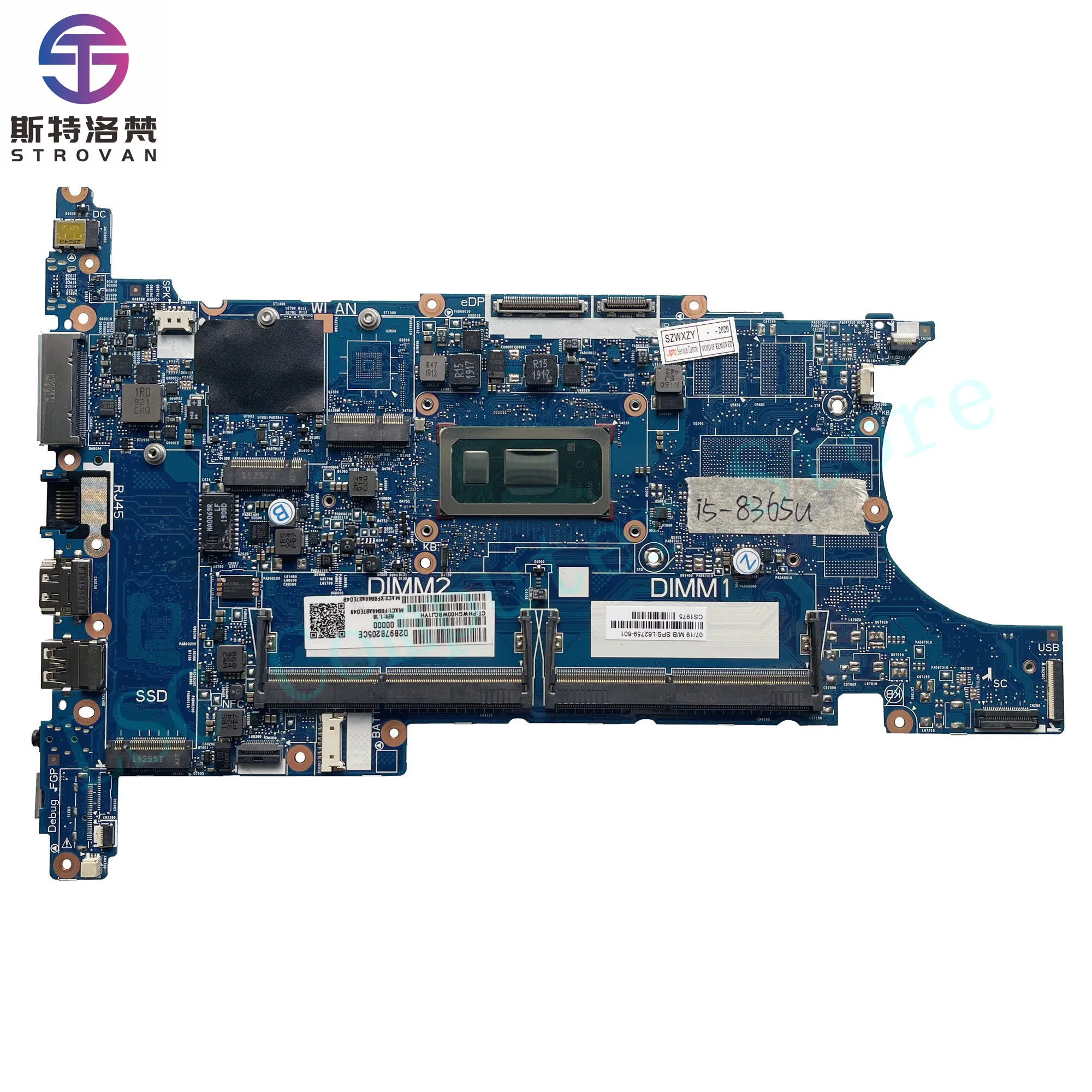 For EliteBook 840 G6 850 G6 Laptop Motherboard I5-8365U CPU L62759-601 L62759-001 6050A3022501-MB-A01 DDR4
For EliteBook 840 G6 850 G6 Laptop Motherboard I5-8365U CPU L62759-601 L62759-001 6050A3022501-MB-A01 DDR4