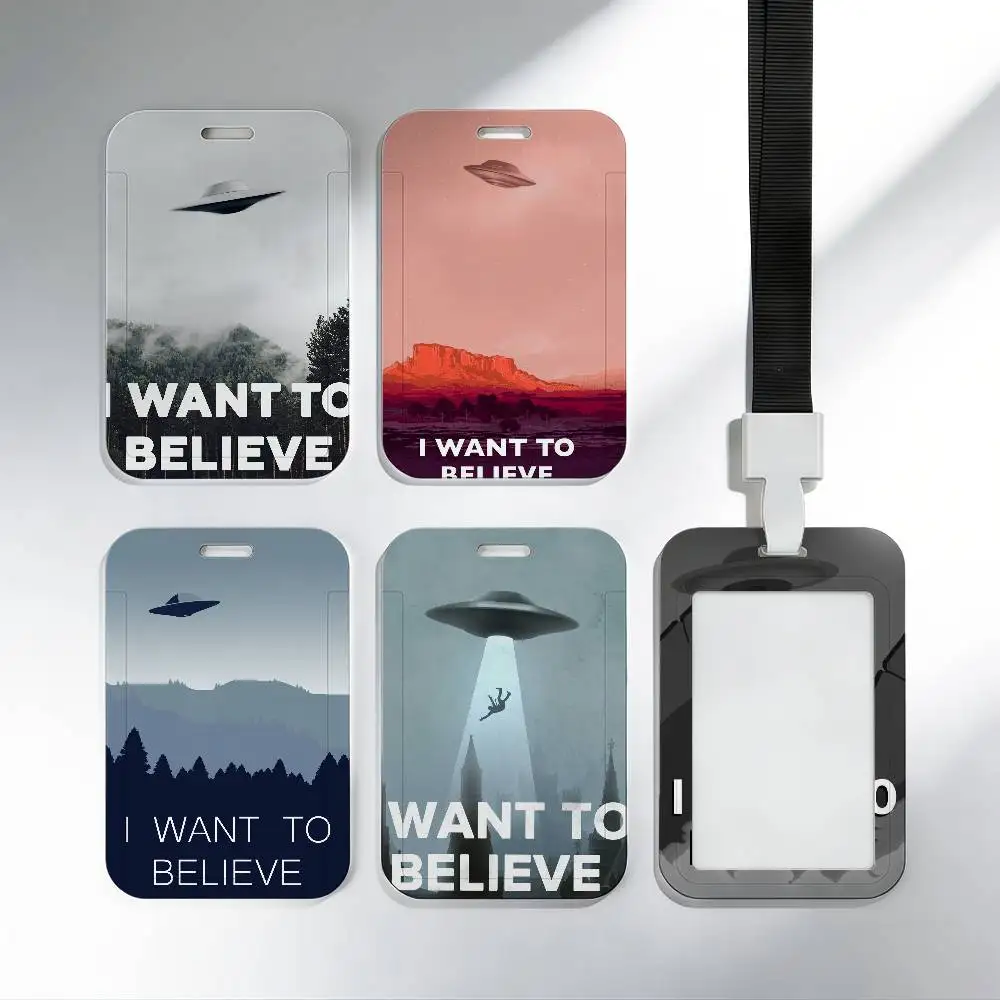 The X Files I Want to Believe Black Nylon Lanyard Card Holder Set ID Preventing Loss
The X Files I Want to Believe Black Nylon Lanyard Card Holder Set ID Preventing Loss