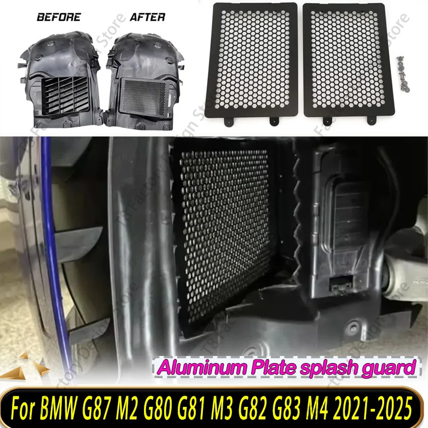 Car for BMW G87 M2 G80 G81 M3 G82 G83 M4 2021-2025 Car Front Fender Liner Aluminum Plate Splash Guard Cover Body Kit Auto Parts
Car for BMW G87 M2 G80 G81 M3 G82 G83 M4 2021-2025 Car Front Fender Liner Aluminum Plate Splash Guard Cover Body Kit Auto Parts