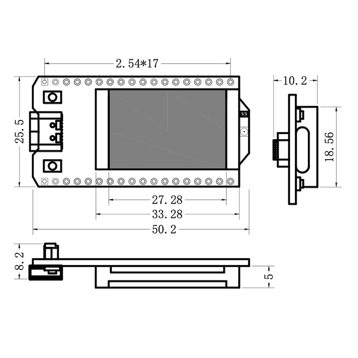 AB53 2 компл. 868-915 МГц SX1262 ESP32 LoRa 0,96 дюйма синий OLED-дисплей WIFI Lora 32 V3 макетная плата для
AB53 2 компл. 868-915 МГц SX1262 ESP32 LoRa 0,96 дюйма синий OLED-дисплей WIFI Lora 32 V3 макетная плата для