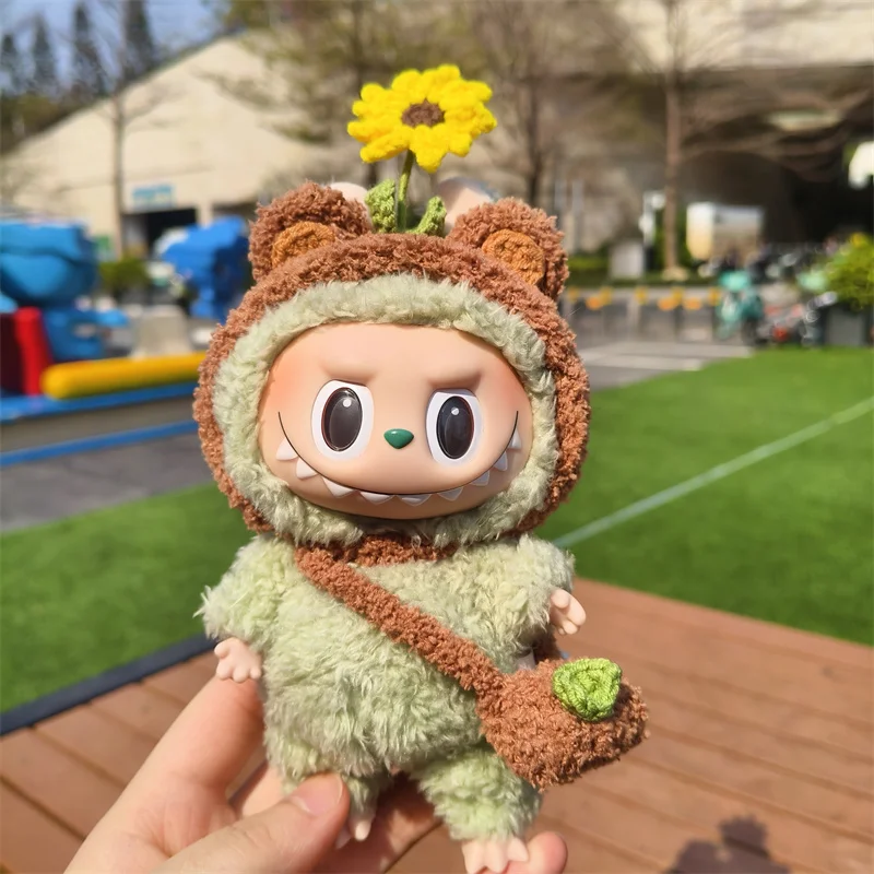 Cute 17cm Labubu Doll Clothes Sunflower Red Flower Heartbeat Macaron Labubu Clothes Labubu Cute Clothing Set
Cute 17cm Labubu Doll Clothes Sunflower Red Flower Heartbeat Macaron Labubu Clothes Labubu Cute Clothing Set