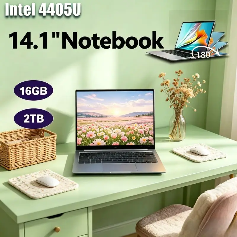 For Daily Office Use: 2026 New 14.1 Inch Portable Laptop Intel 4405U Windows11, Standard 32GB DDR4 and Fast Responsive 2TB SSD S
For Daily Office Use: 2026 New 14.1 Inch Portable Laptop Intel 4405U Windows11, Standard 32GB DDR4 and Fast Responsive 2TB SSD S