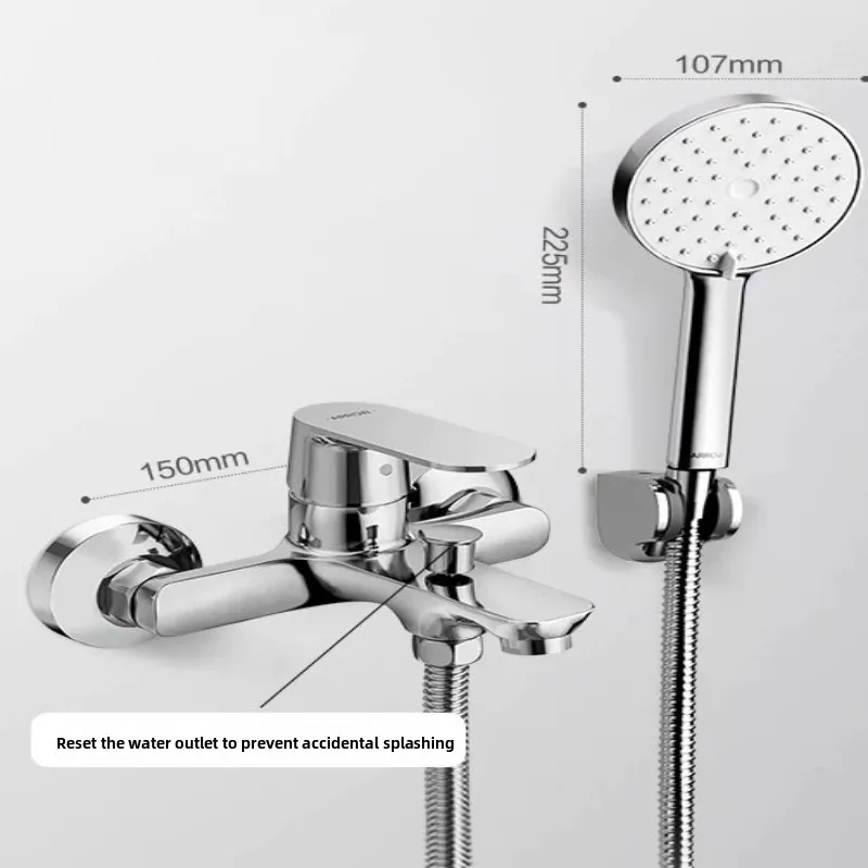 Heavy Duty Brass Shower Faucet, Cold Hot Water Mixing Valve, 3 Way Bathtub Tap Set, Anti Explosion Dual Control Bathroom Kit
Heavy Duty Brass Shower Faucet, Cold Hot Water Mixing Valve, 3 Way Bathtub Tap Set, Anti Explosion Dual Control Bathroom Kit