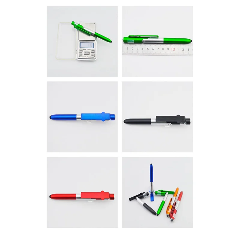 Top-10Pcs 4 In 1 Multifunction Ballpoint Pen With LED Light Fold Phone Holder Night Read Writing Pencil Office School
Top-10Pcs 4 In 1 Multifunction Ballpoint Pen With LED Light Fold Phone Holder Night Read Writing Pencil Office School