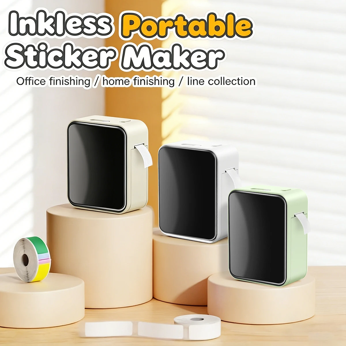 Marklife Thermal Label Printer P15 Mini Protable Bluetooth Self-Adhesive Label Printer For Gift/Diy Creative/Marking Machine
Marklife Thermal Label Printer P15 Mini Protable Bluetooth Self-Adhesive Label Printer For Gift/Diy Creative/Marking Machine