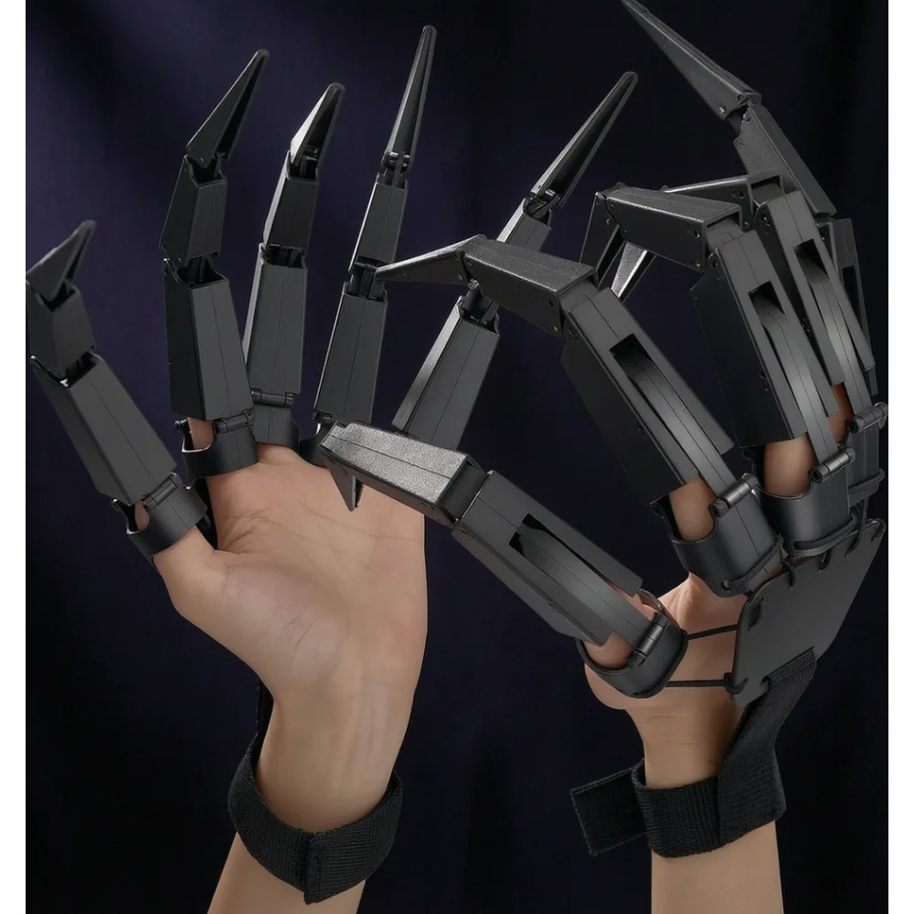 Skeleton Hand Glove Articulated Fingers Halloween Cosplay Horror Party Realistic Scary Ghost Claw Prop
Skeleton Hand Glove Articulated Fingers Halloween Cosplay Horror Party Realistic Scary Ghost Claw Prop