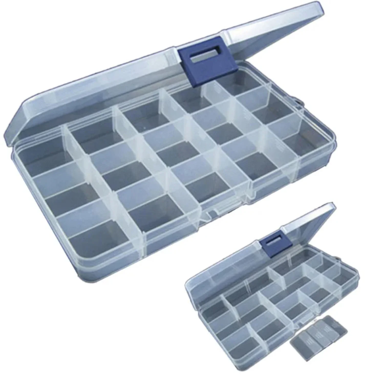 15 Slots Adjustable Plastic Fishing Lure Hook Tackle Box Case Portable Tackle Multifunctional Organizer Fishing Boxes
15 Slots Adjustable Plastic Fishing Lure Hook Tackle Box Case Portable Tackle Multifunctional Organizer Fishing Boxes