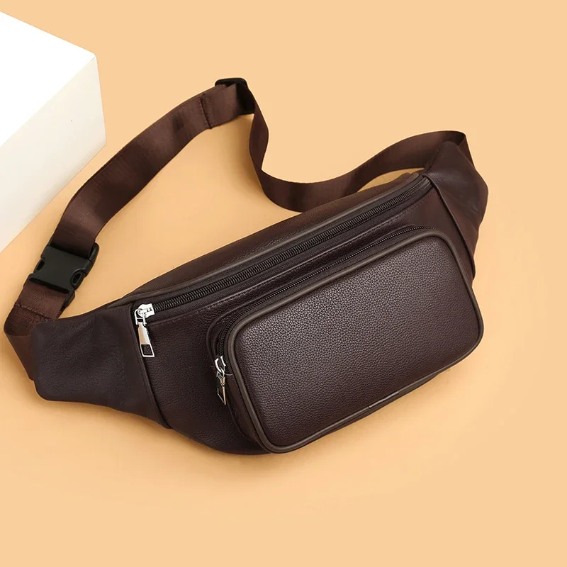 Solid color genuine leather soft men's chest bags crossbody hombre bag men bags for men bolsa sling bag WT175
Solid color genuine leather soft men's chest bags crossbody hombre bag men bags for men bolsa sling bag WT175