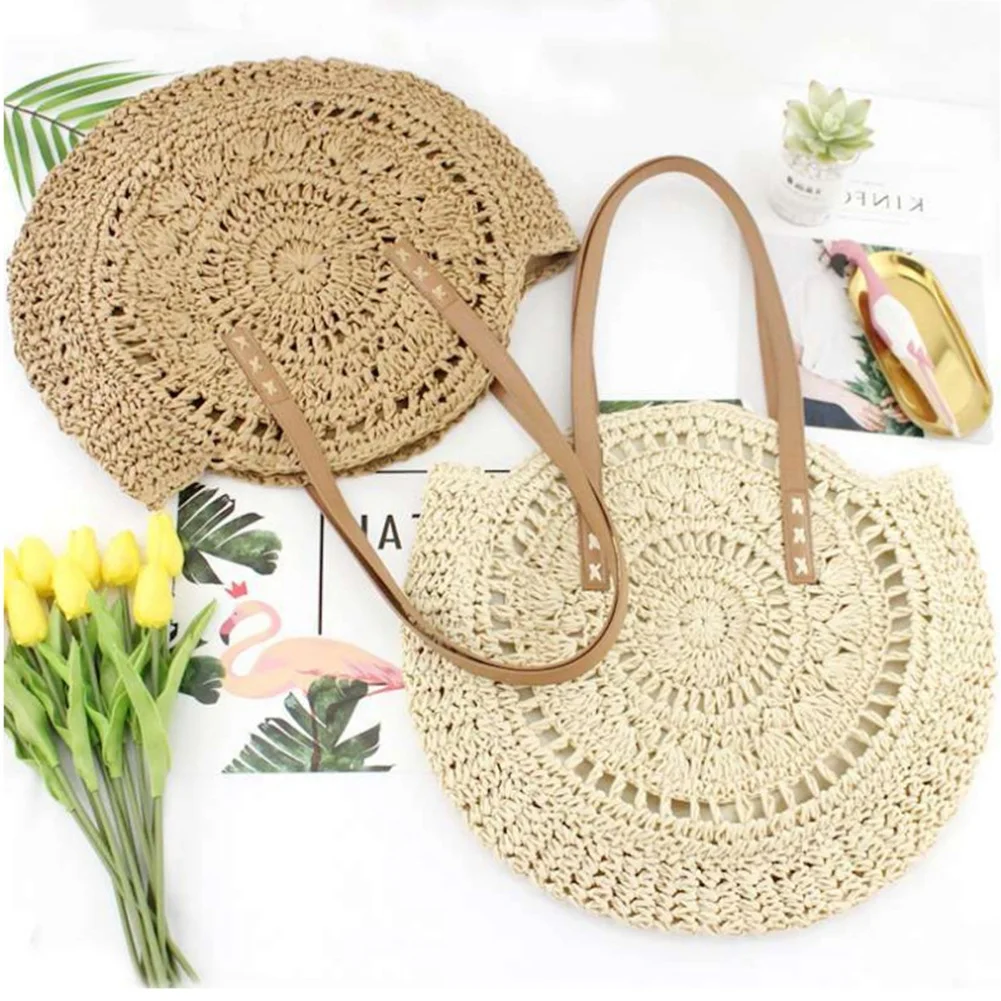 【SEE】Fashion Woven Bag Women Round Beach Shoulder Bag Vintage Straw Bag Female Crossbody Handle Handbag Women Bag
【SEE】Fashion Woven Bag Women Round Beach Shoulder Bag Vintage Straw Bag Female Crossbody Handle Handbag Women Bag