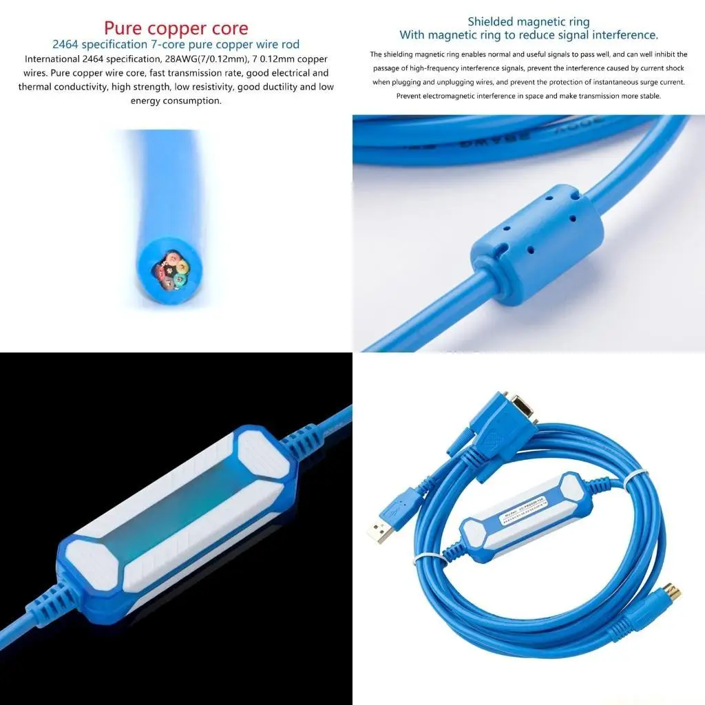 UCPRG 020-12A Кабель для программирования Кабель для передачи данных для сенсорной панели серии AH/DVP/DOPTP для автоматизации
UCPRG 020-12A Кабель для программирования Кабель для передачи данных для сенсорной панели серии AH/DVP/DOPTP для автоматизации