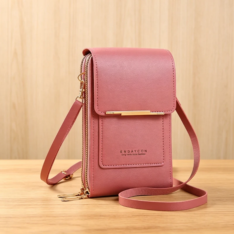 Women Multi-Functional Crossbody Bag, PU Leather Wallet, Touch Screen Compatible, Shoulder Strap Handbag, Affordable Women's Bag
Women Multi-Functional Crossbody Bag, PU Leather Wallet, Touch Screen Compatible, Shoulder Strap Handbag, Affordable Women's Bag