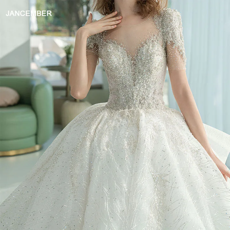 Wedding Dress New Bride Lace Up Plus Size Short Sleeves Customized High-quality Vestidos De Novia Princess Dresses Ball Gowns
Wedding Dress New Bride Lace Up Plus Size Short Sleeves Customized High-quality Vestidos De Novia Princess Dresses Ball Gowns