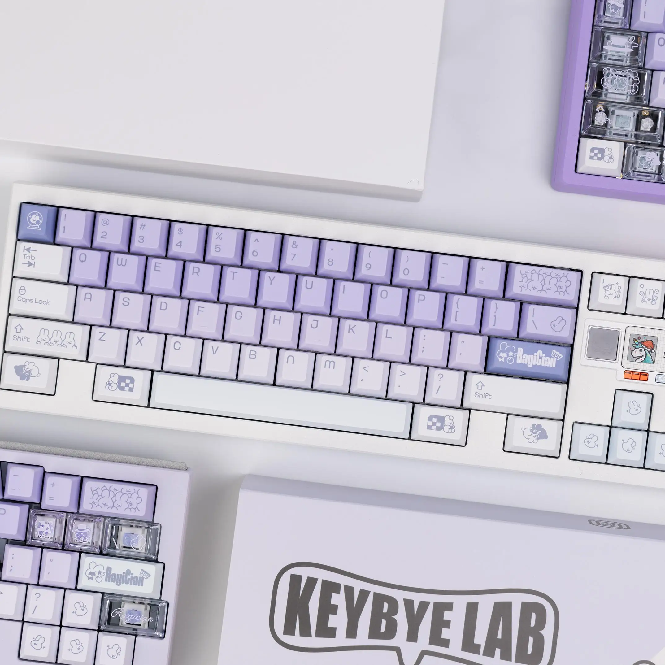 Demon Rabbit Master Theme Keycaps Set PBT PC Cherry Profile Custom Original Handmade Keycaps for Mechanical Keyboard Accessories
Demon Rabbit Master Theme Keycaps Set PBT PC Cherry Profile Custom Original Handmade Keycaps for Mechanical Keyboard Accessories
