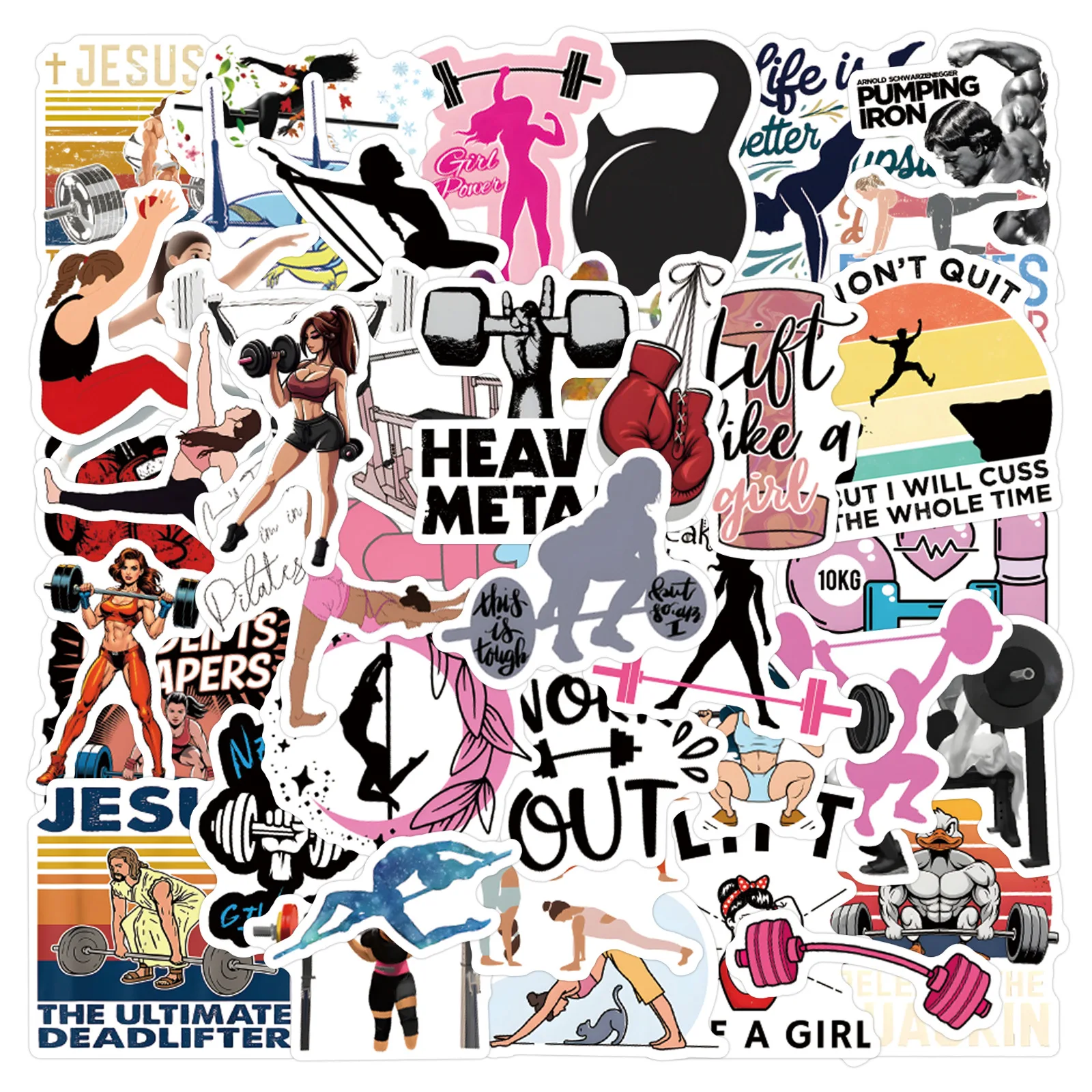 10/30/55PCS Fitness Exercise Self-Cultivation Personality Graffiti Stickers Interesting Sport Cartoon Decal Cup Phone Kid Toys
10/30/55PCS Fitness Exercise Self-Cultivation Personality Graffiti Stickers Interesting Sport Cartoon Decal Cup Phone Kid Toys