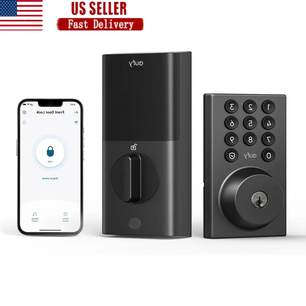 Smart Lock C30 Keyless Deadbolt WiFi Remote Control Auto Lock Easy Installation Security Durable Waterproof IPX3 Home Automation
Smart Lock C30 Keyless Deadbolt WiFi Remote Control Auto Lock Easy Installation Security Durable Waterproof IPX3 Home Automation