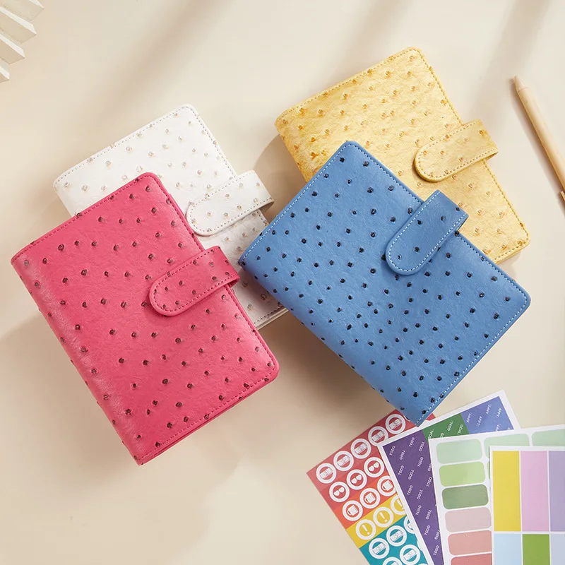 A5/A6 Simple Multicolor Loose-leaf Notebook Cover Diary Notebook Ledger A5,A6 Protective Cover Binder Covers
A5/A6 Simple Multicolor Loose-leaf Notebook Cover Diary Notebook Ledger A5,A6 Protective Cover Binder Covers