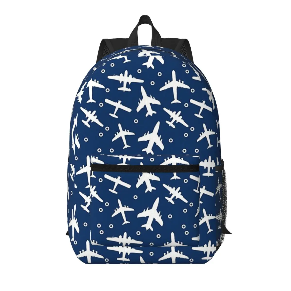 Blue And White Aeroplanes Silhouette Pattern Backpack School Bag Hiking Travel Daypack for Boys Girls Bookbag Shoulder Bags
Blue And White Aeroplanes Silhouette Pattern Backpack School Bag Hiking Travel Daypack for Boys Girls Bookbag Shoulder Bags