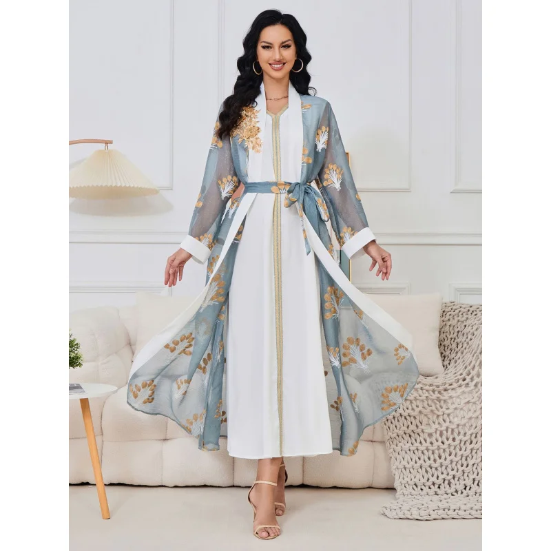 MT116 New Middle Eastern Ethnic Style New Embroidered Sequin Two-Piece Dress Women
MT116 New Middle Eastern Ethnic Style New Embroidered Sequin Two-Piece Dress Women