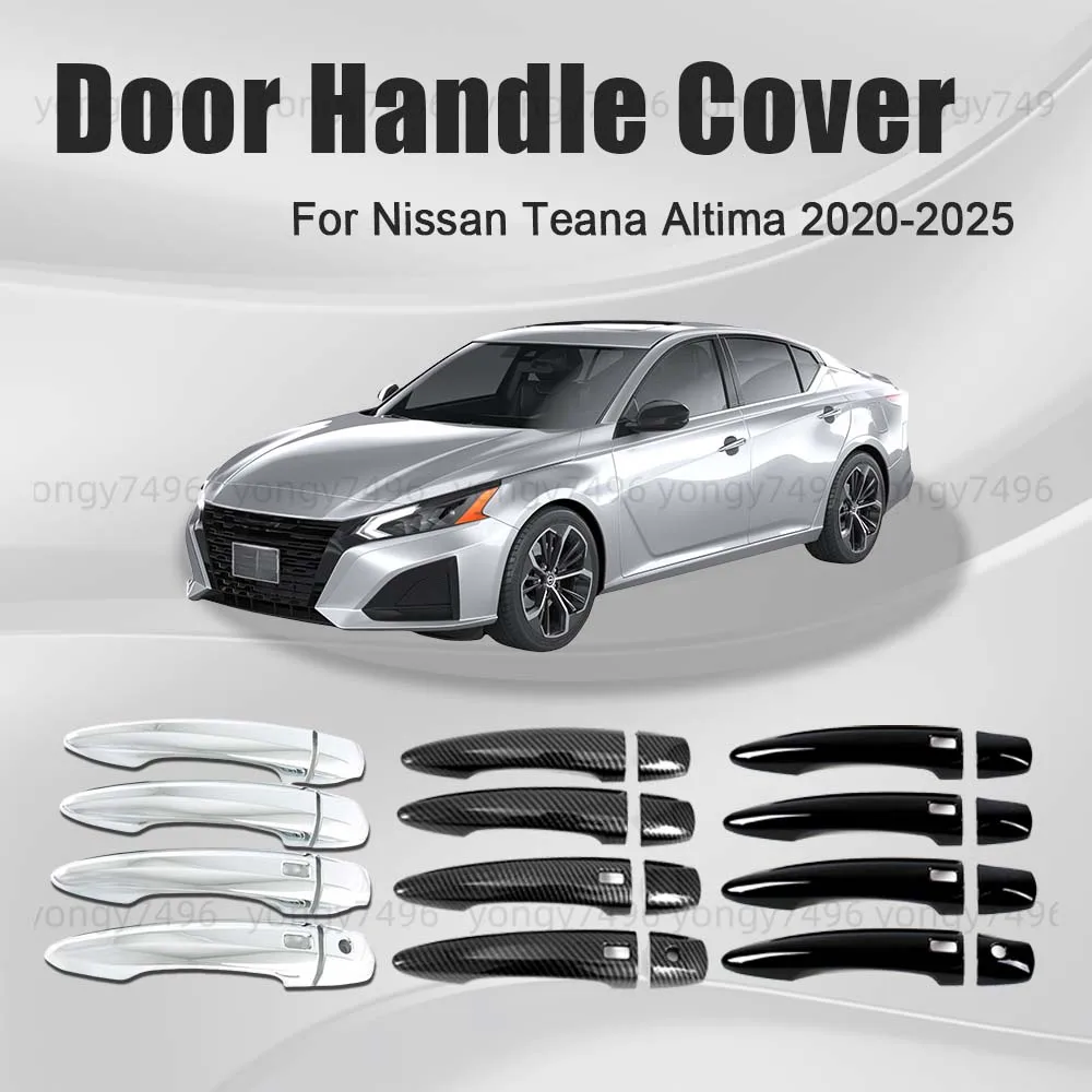 Door Handle Cover For Nissan Teana Altima 2022 2023 2024 2025 Carbon Fiber Chrome Silver Glossy Black Decoration
Door Handle Cover For Nissan Teana Altima 2022 2023 2024 2025 Carbon Fiber Chrome Silver Glossy Black Decoration