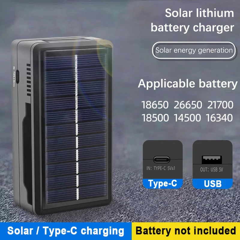 5V 1200mA Rechargeable Batteries Intelligent Charging For 18650 14500 16340 26650 21700 Li ion Charger Solar Battery Charger
5V 1200mA Rechargeable Batteries Intelligent Charging For 18650 14500 16340 26650 21700 Li ion Charger Solar Battery Charger