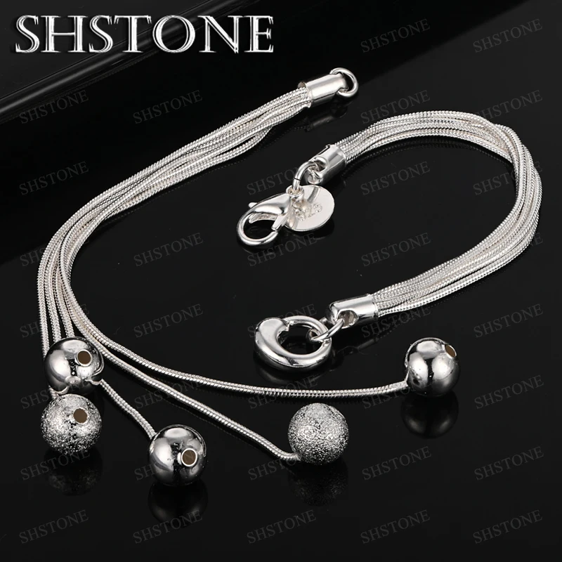 Fashion 925 Sterling Silver Bracelet For Men Women Valentine's Day Wedding Jewelry Birthday Party Gift Fine Accessories
Fashion 925 Sterling Silver Bracelet For Men Women Valentine's Day Wedding Jewelry Birthday Party Gift Fine Accessories