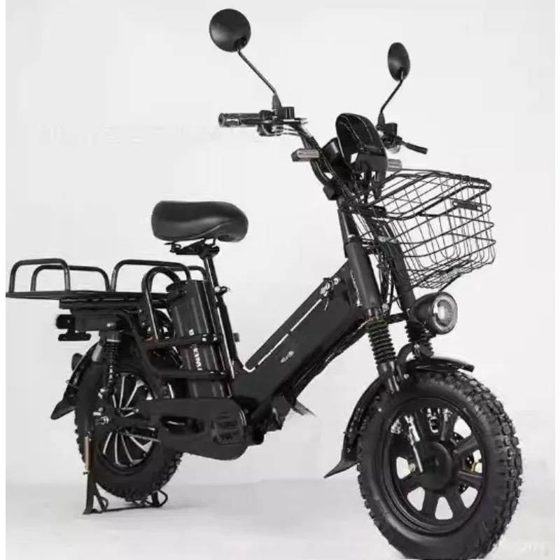 Off-road Two-wheeled Electric Vehicle 240W Two Batteries 21A Electric Bicycle Takeaway Express Battery Car
Off-road Two-wheeled Electric Vehicle 240W Two Batteries 21A Electric Bicycle Takeaway Express Battery Car