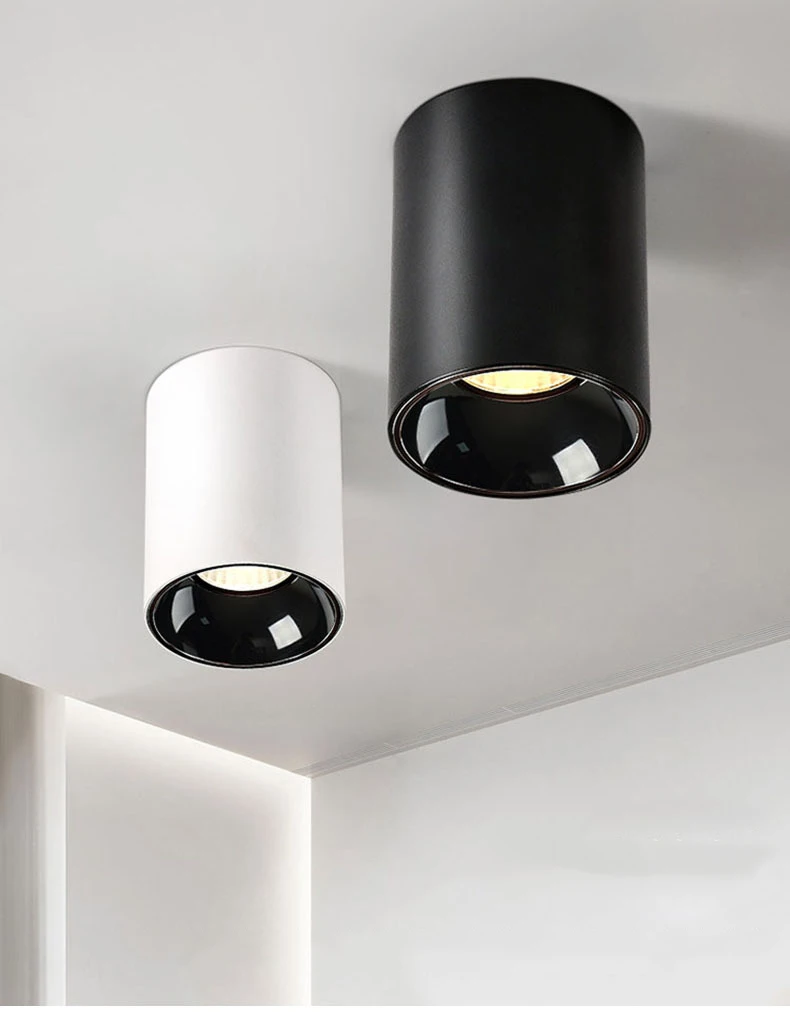 LED Down light Spotlight Ceiling light Dimmable COB 12W Surface Mounted Spotlights living Room Bedroom Shop 85-265V Long Barrel
LED Down light Spotlight Ceiling light Dimmable COB 12W Surface Mounted Spotlights living Room Bedroom Shop 85-265V Long Barrel