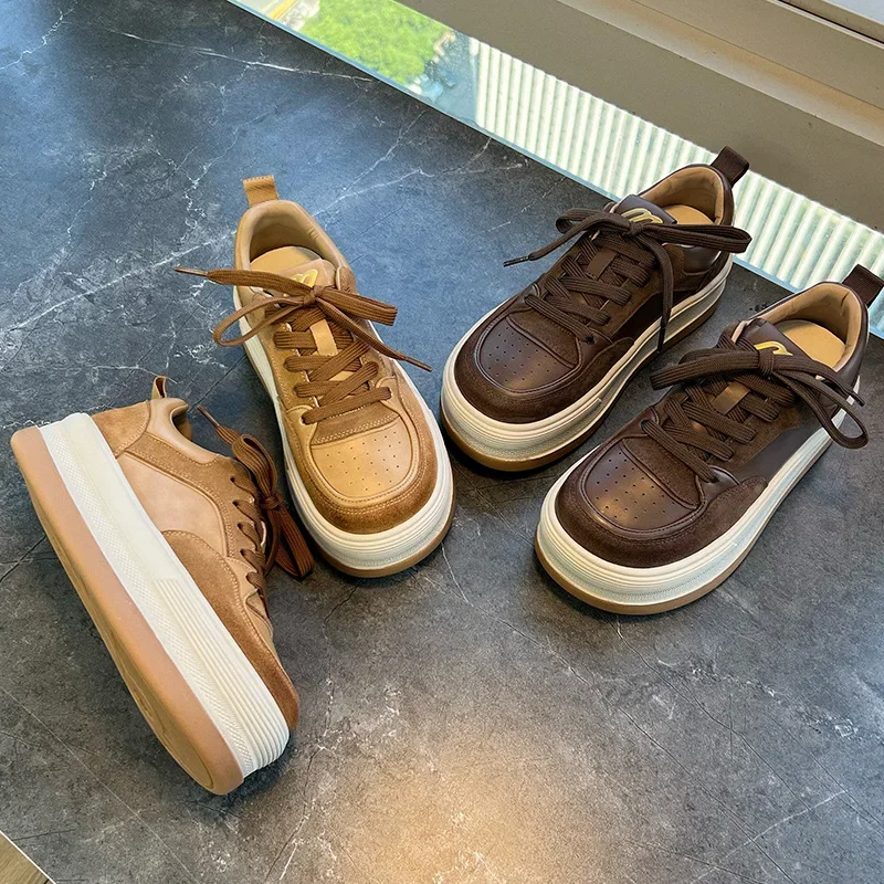 2025 New Retro Board Shoes Thick Soled Height Increasing Sports Fashion White Shoes Casual Versatile Women's Shoes
2025 New Retro Board Shoes Thick Soled Height Increasing Sports Fashion White Shoes Casual Versatile Women's Shoes