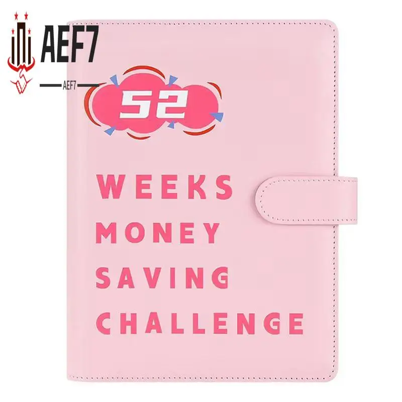AEF7-52 Week Money Challenge Binder With Envelopes Storage Budgeting Binder Cash Saving Challenge Box Kit
AEF7-52 Week Money Challenge Binder With Envelopes Storage Budgeting Binder Cash Saving Challenge Box Kit