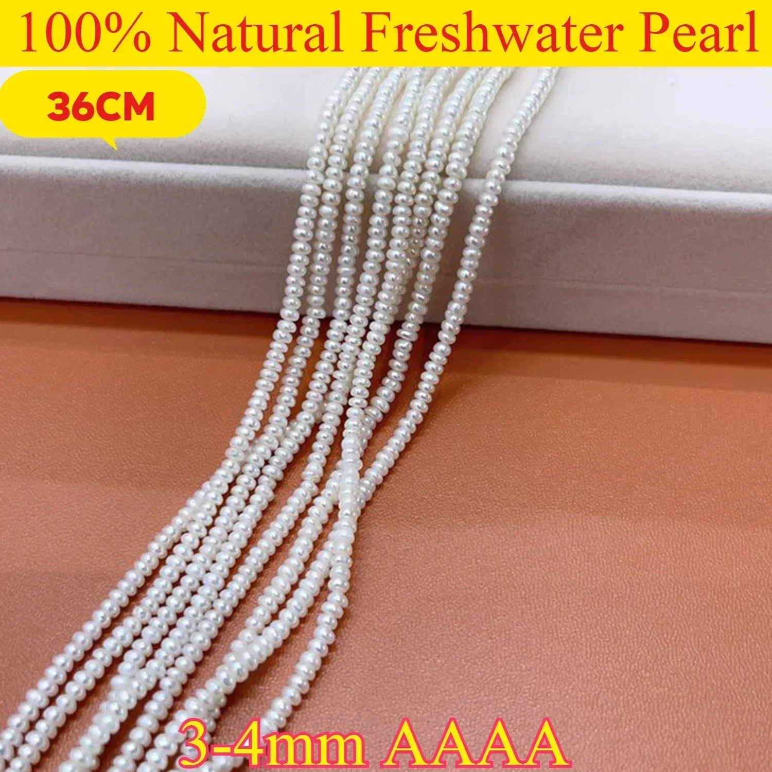 3-4mm AAAA Brilliant New Small Natural White Freshwater Bread Pearl Bead Jewelry Make DIY Necklace Bracelet Accessories Wedding
3-4mm AAAA Brilliant New Small Natural White Freshwater Bread Pearl Bead Jewelry Make DIY Necklace Bracelet Accessories Wedding