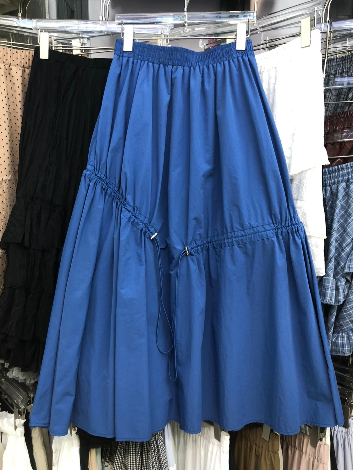 In-Style Klein Blue Irregular Drawstring Workwear Skirt for Women Summer Casual Versatile Fullness Long Skirt
In-Style Klein Blue Irregular Drawstring Workwear Skirt for Women Summer Casual Versatile Fullness Long Skirt