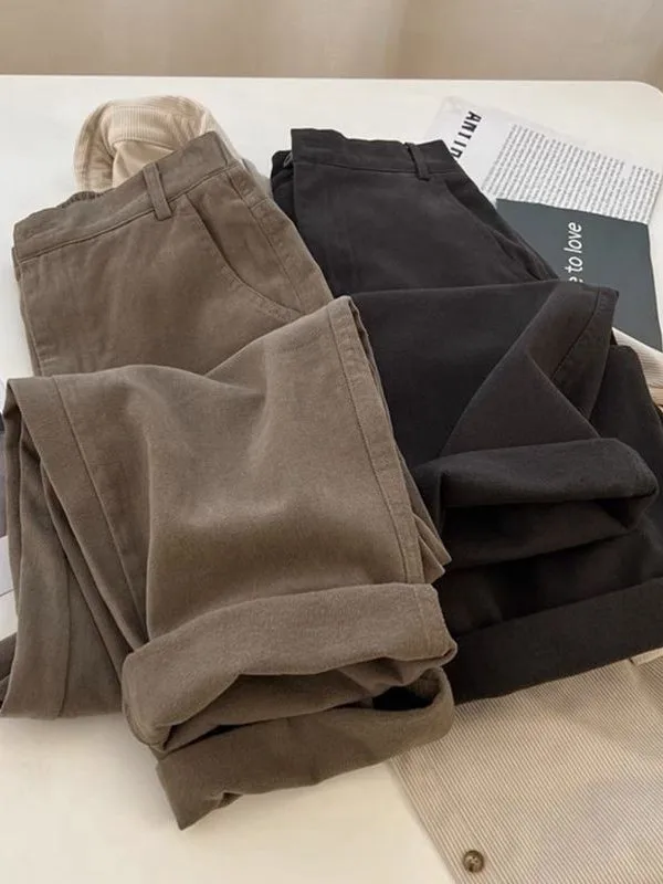 Мужские повседневные брюки больших размеров в корейском стиле BF, нейтральные, с высокой талией, свободного прямого кроя, для осени
Мужские повседневные брюки больших размеров в корейском стиле BF, нейтральные, с высокой талией, свободного прямого кроя, для осени