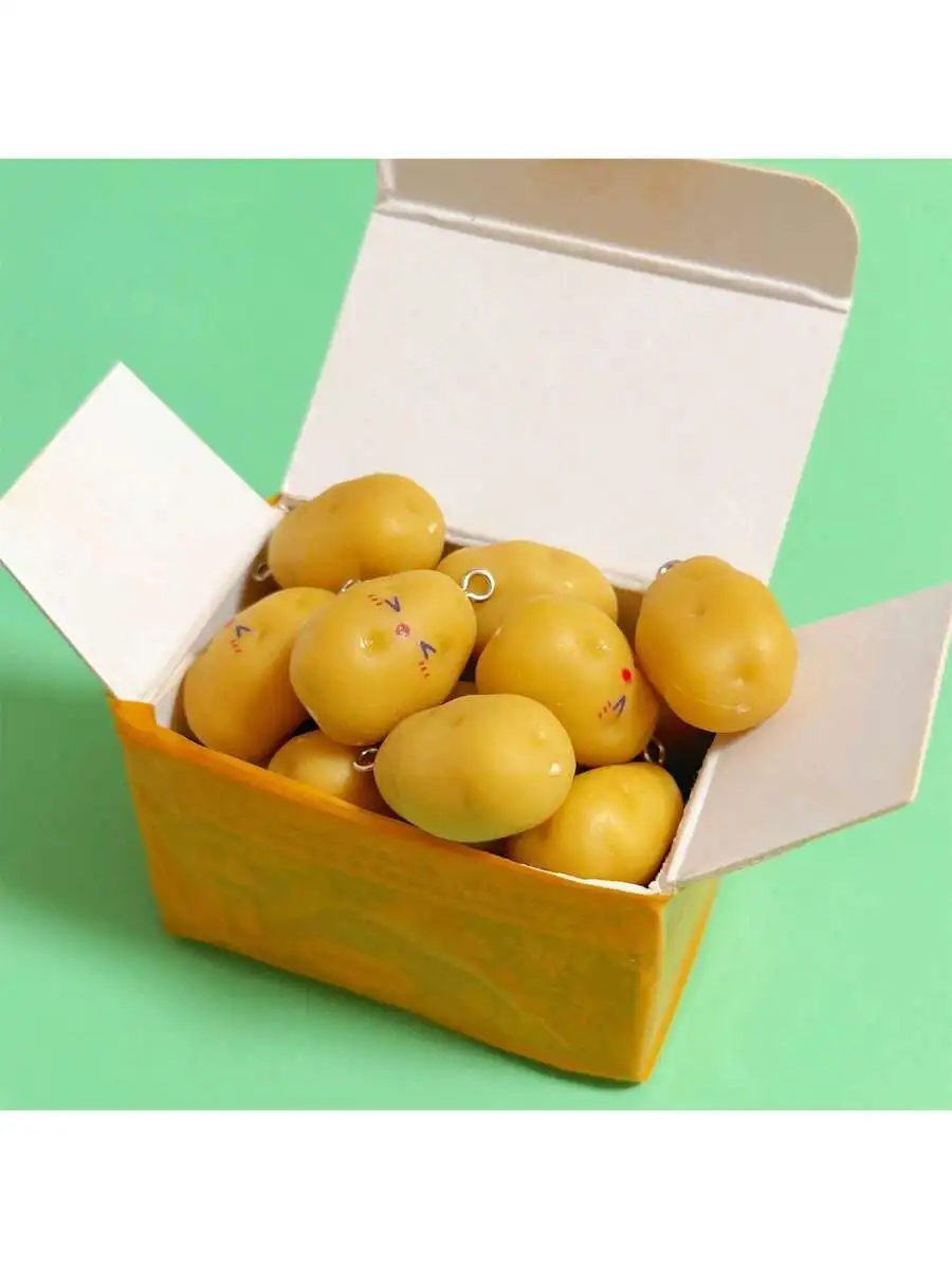 10pcs 3D Realistic Mini Potato Resin Charms For Jewelry Making Pendant Earring Necklace Keychain
10pcs 3D Realistic Mini Potato Resin Charms For Jewelry Making Pendant Earring Necklace Keychain