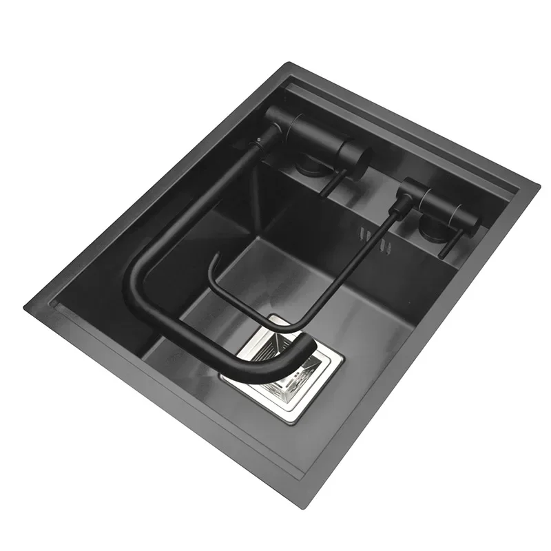 Nano 304 Stainless Steel Kitchen Sink Small Size with Cover Hidden Single Bowl Wash Basin for Home Cooking Area Decoration
Nano 304 Stainless Steel Kitchen Sink Small Size with Cover Hidden Single Bowl Wash Basin for Home Cooking Area Decoration